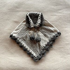 Vintage Toddler Sized Woolen Poncho